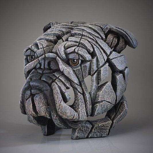 Bulldog Bust White