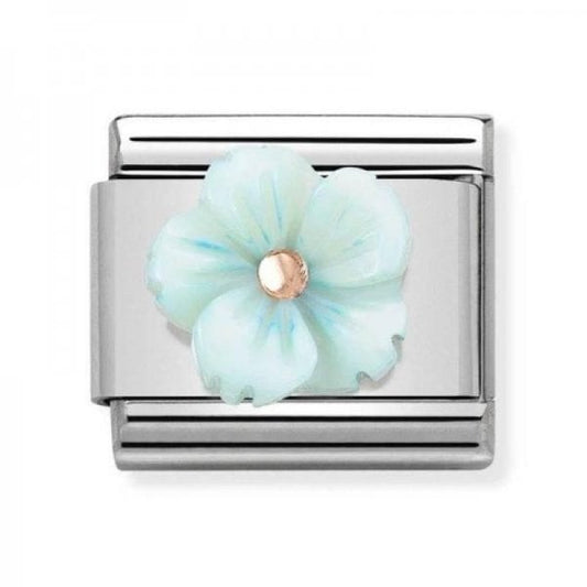 Flower Torquiose Mother of Pearl