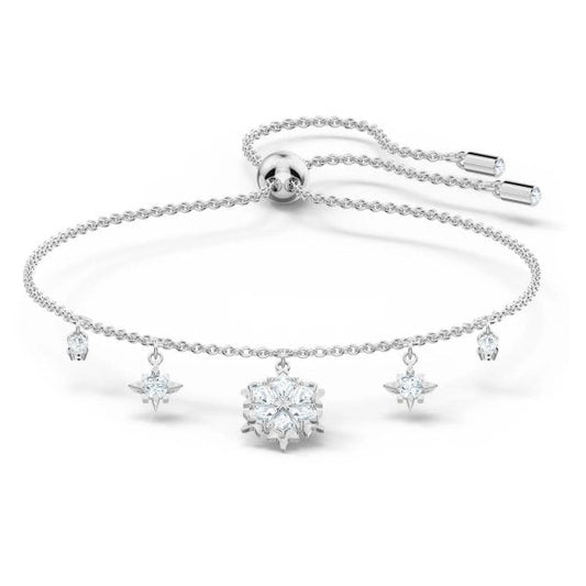 Magic Bracelet, White, Rhodium plated