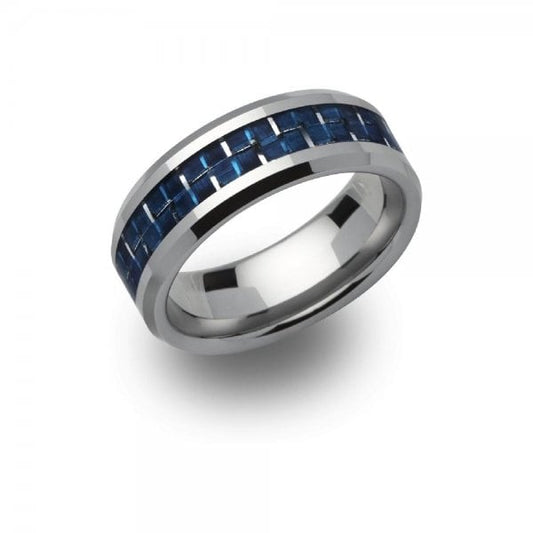 Tungsten Carbide Gents Ring - Size 62