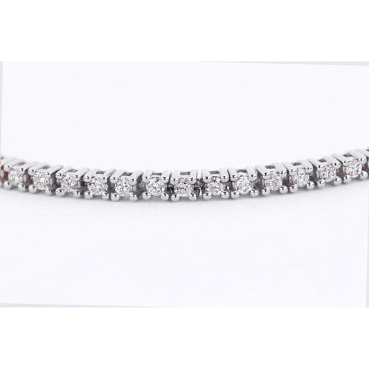 1.00ct Diamond, White Gold Tennis Bracelet