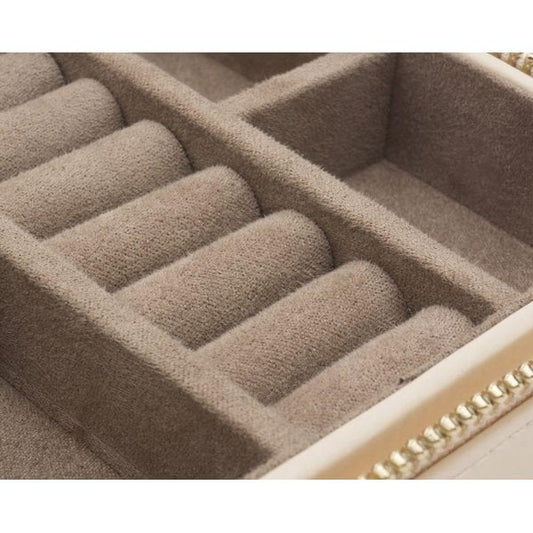 CAROLINE ZIP TRAVEL CASE Ivory