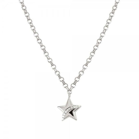 Sweetrock Silver & CZ Star Necklace