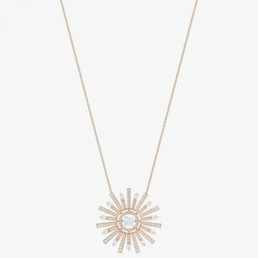 SUNSHINE NECKLACE LNG CZWH/ROS