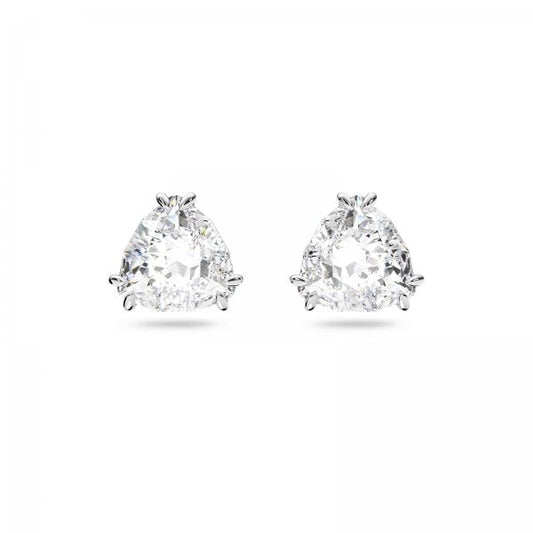 Millenia stud earrings, Trilliant cut crystal