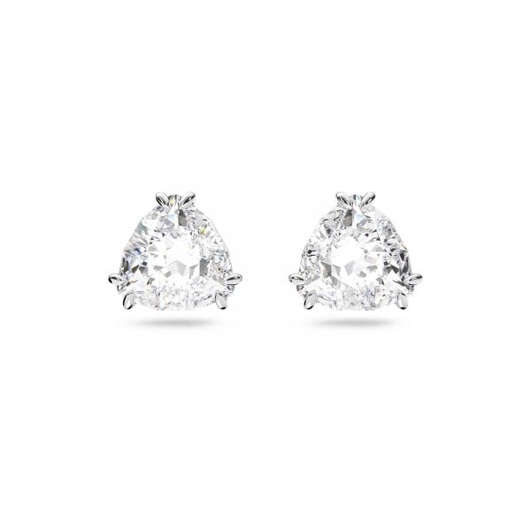 Millenia stud earrings, Trilliant cut crystal