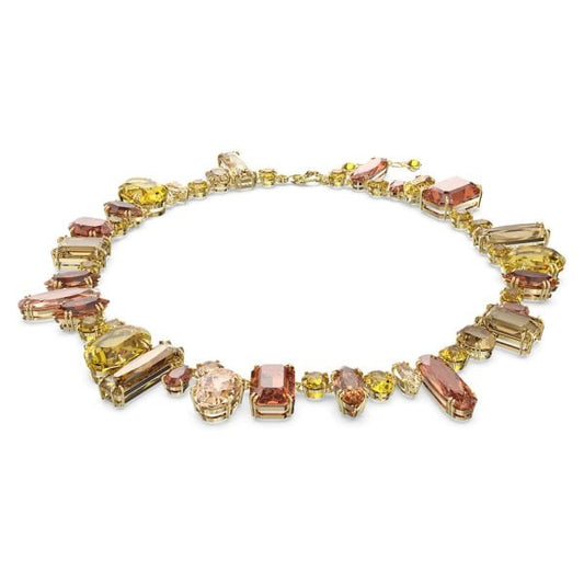 Gema necklace, Multicolored, Gold-tone plated