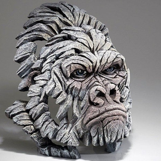 Gorilla Bust White