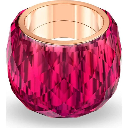 Nirvana ring, Red, Rose-gold tone PVD S58