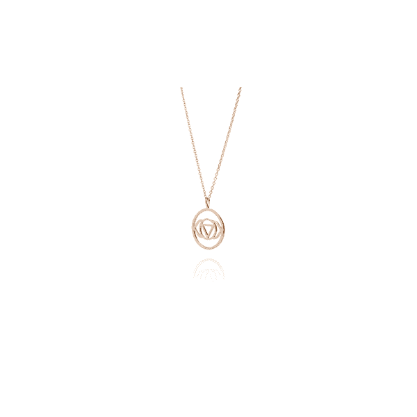 Rose Gold 18ct Plated Charkra Necklace