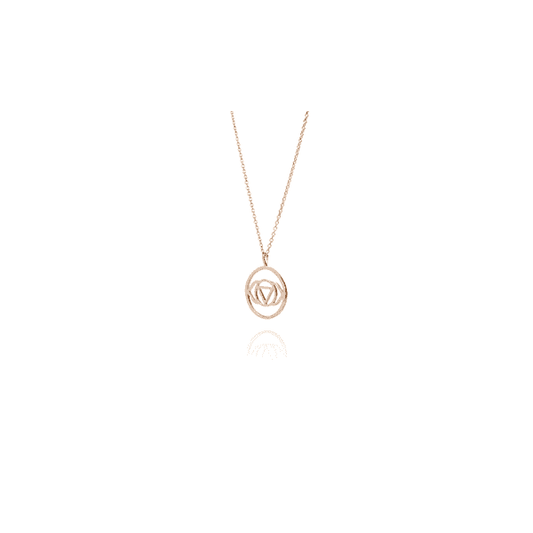 Rose Gold 18ct Plated Charkra Necklace
