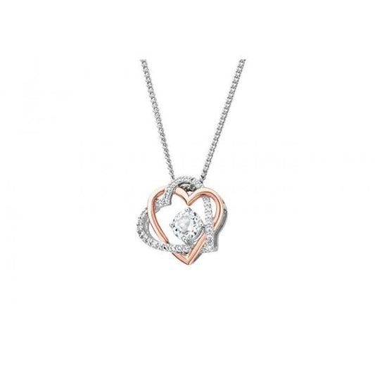 Always in my Heart White Topaz Pendant