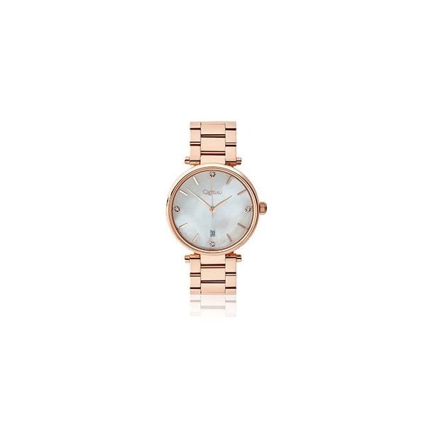 Classic Mother of Pearl Rose Gold Watch