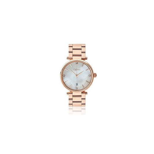 Classic Mother of Pearl Rose Gold Watch