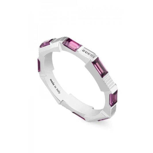 Link to Love Ring 2mm 18k White Gold - Size 14