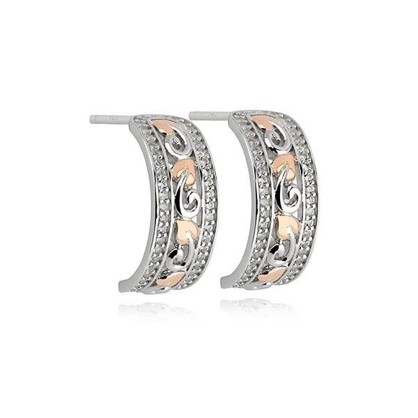 Tree of Life® Half Hoop Earrings