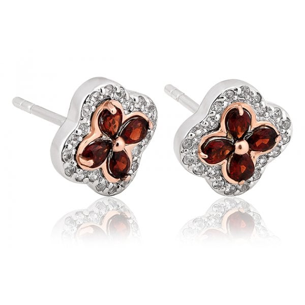 Tudor Court Garnet Earrings