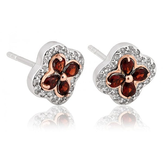 Tudor Court Garnet Earrings