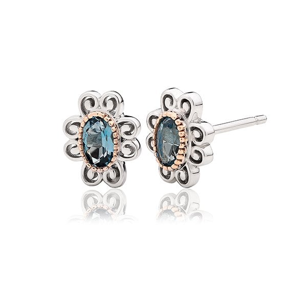 The Two Queens Topaz Earrings