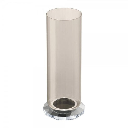 ALLURE VASE, SILVER TONE
