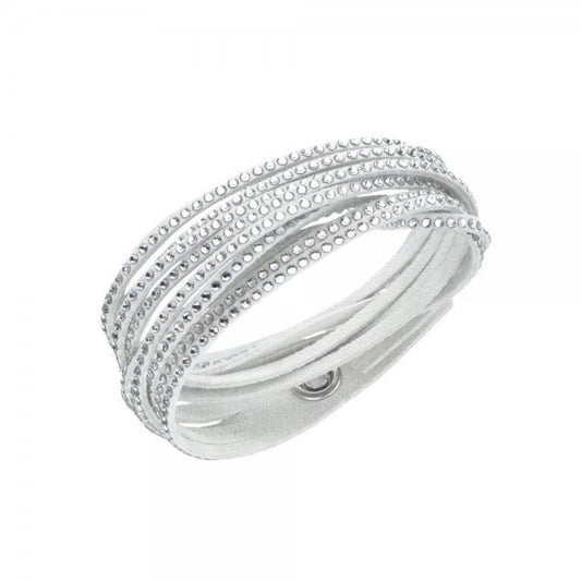 Swarovski Sparkling Grey Wrap Bracelet