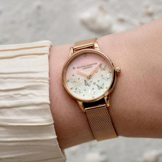 Sparkle Butterfly Ladies Watch