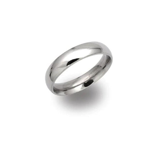 Gents Steel Ring - UK Size V