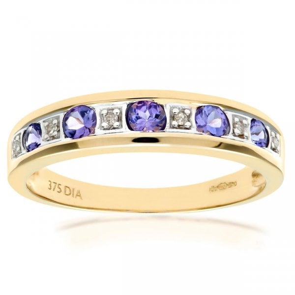 0.02ct Diamond, Tanzanite Ring