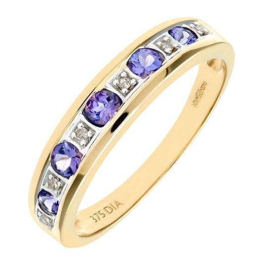 0.02ct Diamond, Tanzanite Ring