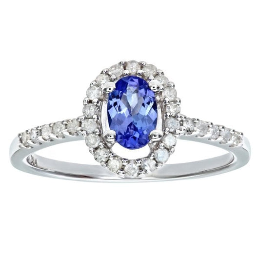 0.25ct Diamond, Tanzanite Ring