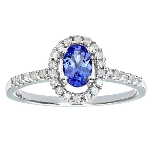 0.25ct Diamond, Tanzanite Ring