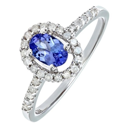 0.25ct Diamond, Tanzanite Ring