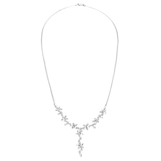 0.20ct Diamond, White Gold Necklace