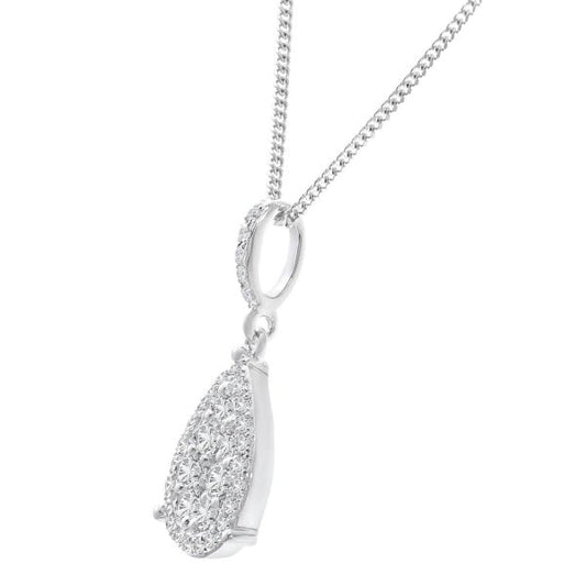 0.30CT Diamond, 18ct White Gold Set