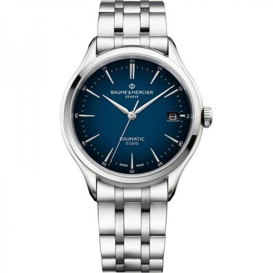 Clifton steel watch Men, automatic, round, 40 mm