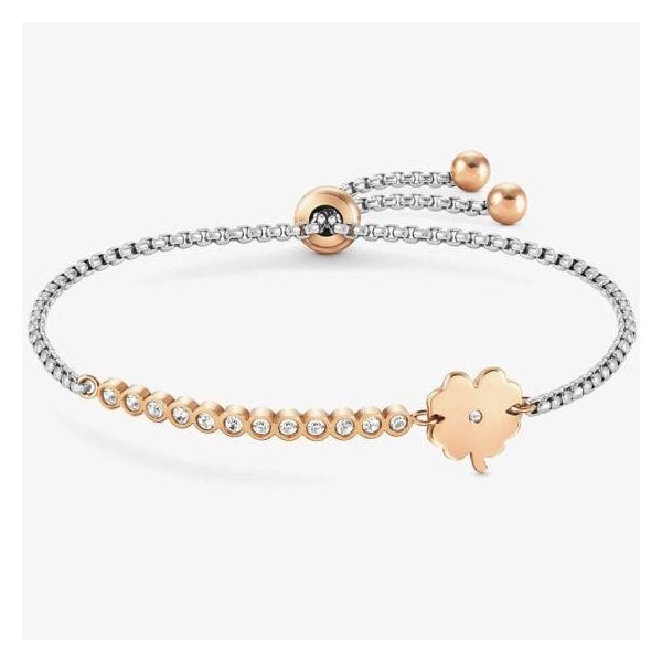 Milleluci Bracelet Rose Gold - Four Leaf Clover