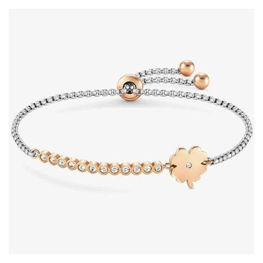 Milleluci Bracelet Rose Gold - Four Leaf Clover
