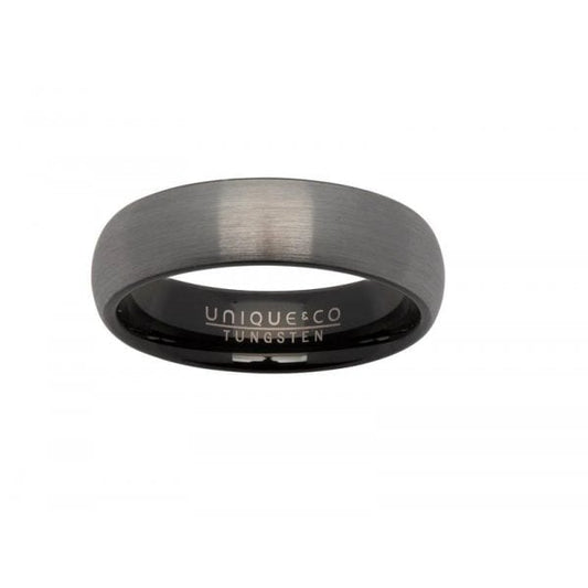Tungsten Carbide Ring with Black IP Plating 6mm