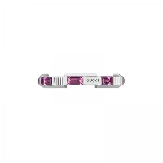 Link to Love Ring 2mm 18k White Gold - Size 15