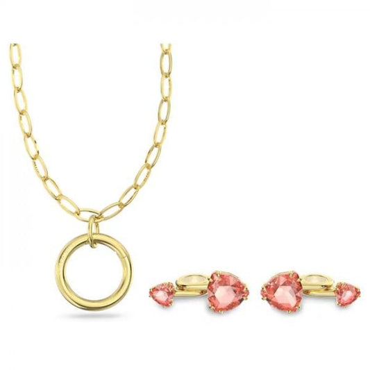Pod Jewellery Pink, Gold-tone plated