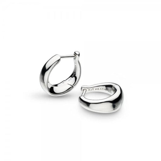 Bevel Cirque Small Hinged Huggie Hoop Earrings
