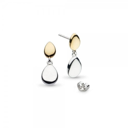 Coast Pebble Golden Drop Earrings