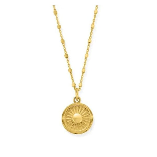 Gold Plated Sun Catcher Necklace