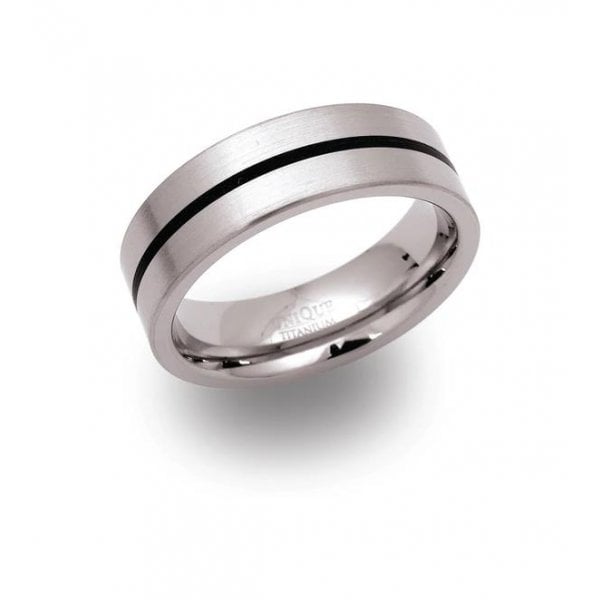 Titanium Ring 7mm - Size 66 Gents