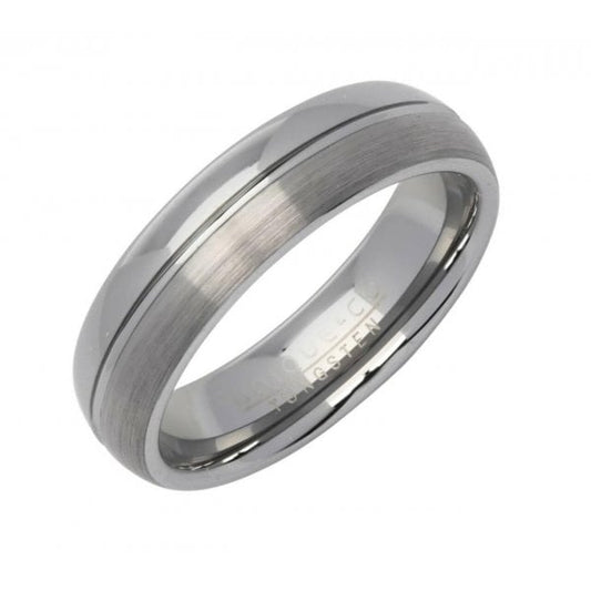 Tungsten Carbide Ring 6mm - Size 68 Gents