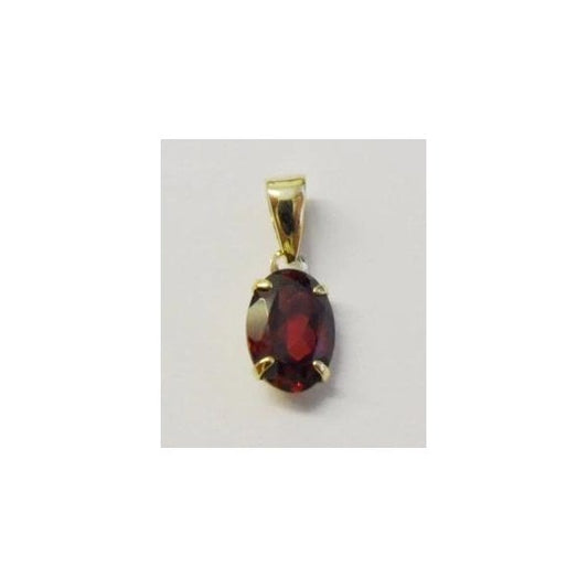 9ct Garnet Pendant