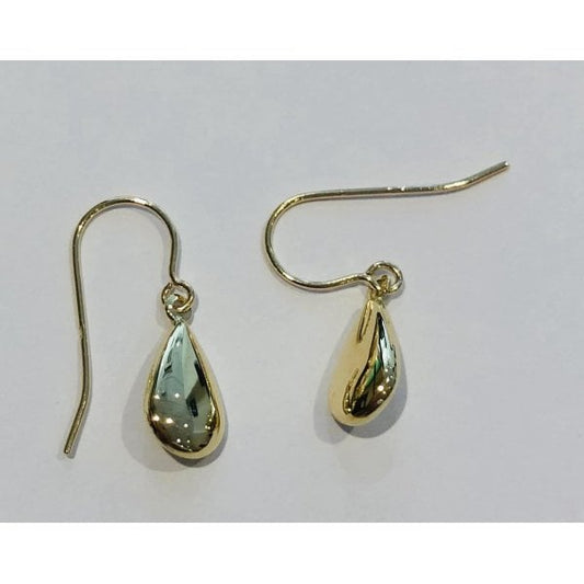 9ct Yellow Gold Tear Drop Droppers