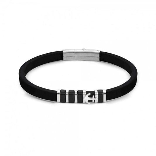 City Bracelet - Black PVD, Anchor