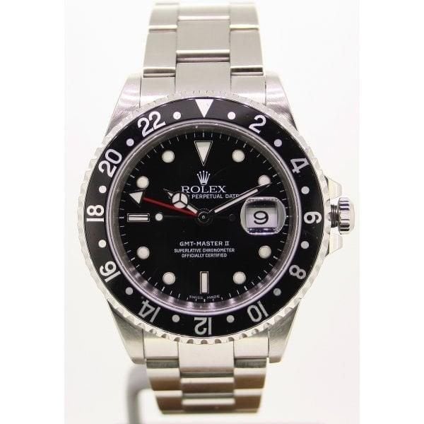 Men's Stainless Steel GMT Master II Watch. 16710
