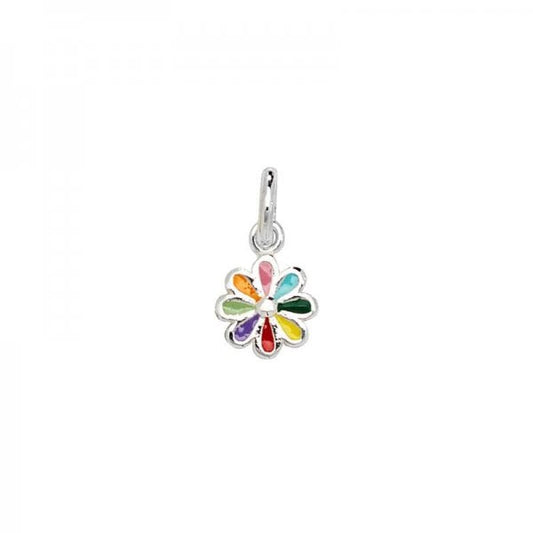 Multi Colour Flower Pendant